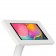 Fixed VESA Floor Stand - Samsung Galaxy Tab A 10.1 (2019 version) - White [Tablet Front Isometric View]
