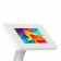 Fixed VESA Floor Stand - Samsung Galaxy Tab 4 7.0 - White [Tablet Front Isometric View]
