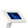Fixed VESA Floor Stand - Samsung Galaxy Tab A 7.0 - White [Tablet Front Isometric View]
