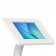 Fixed VESA Floor Stand - Samsung Galaxy Tab A 8.0 - White [Tablet Front Isometric View]