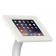 Fixed VESA Floor Stand - iPad Mini 1, 2 & 3 - White [Tablet Front Isometric View]