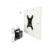 Removable Tilting Glass Mount - iPad 2, 3, 4 - White [Assembly View 1]