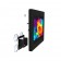 Removable Tilting Glass Mount - Samsung Galaxy Tab 4 10.1 - Black [Assembly View 2]