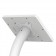 Fixed VESA Floor Stand - iPad Mini 1, 2 & 3 - White [Tablet Back Isometric View]