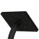 Fixed VESA Floor Stand - Microsoft Surface Go & Go 2 - Black [Tablet Back Isometric View]