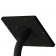 Fixed VESA Floor Stand - Samsung Galaxy Tab 4 10.1- Black [Tablet Back Isometric View]