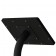 Fixed VESA Floor Stand - Samsung Galaxy Tab A 9.7 - Black [Tablet Back Isometric View]