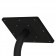 Fixed VESA Floor Stand - Samsung Galaxy Tab S5e 10.5 - Black [Tablet Back Isometric View]
