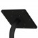 Fixed VESA Floor Stand - 10.2-inch iPad 7th Gen - Black [Tablet Back Isometric View]