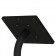 Fixed VESA Floor Stand - 11-inch iPad Pro 2nd & 3rd Gen - Black [Tablet Back Isometric View]