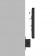 Tilting VESA Wall Mount - 10.2-inch iPad 7th Gen - Black [Side Assembly View]