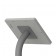 Fixed VESA Floor Stand - iPad 2, 3 & 4 - Light Grey [Tablet Back Isometric View]