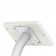 Fixed VESA Floor Stand - Samsung Galaxy Tab 4 7.0 - White [Tablet Back Isometric View]