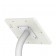 Fixed VESA Floor Stand - iPad 2, 3 & 4 - White [Tablet Back Isometric View]