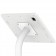 Fixed VESA Floor Stand - 12.9-inch iPad Pro 4th & 5th Gen - White [Tablet Back Isometric View]