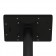 Fixed VESA Floor Stand - iPad Mini 1, 2 & 3 - Black [Tablet Back View]