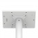 Fixed VESA Floor Stand - iPad Mini 1, 2 & 3 - White [Tablet Back View]