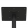 Fixed VESA Floor Stand - 10.2-inch iPad 7th Gen - Black [Tablet Back View]