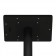 Fixed VESA Floor Stand - iPad Mini 4 - Black [Tablet Back View]