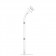 Fixed VESA Floor Stand - iPad Mini 1, 2 & 3 - White [Full Assembly Side View]