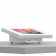 Fixed Tilted 15° Desk / Surface Mount - Samsung Galaxy Tab A 8.0 (2019 version) - White [Front Isometric View]