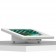 Fixed Tilted 15° Desk / Surface Mount - 10.5-inch iPad Pro - White [Front Isometric View]