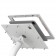 Fixed VESA Floor Stand - 12.9-inch iPad Pro 4th & 5th Gen - White [Tablet Assembly Isometric View]