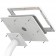 Fixed VESA Floor Stand - 10.2-inch iPad 7th Gen - White [Tablet Assembly Isometric View]