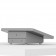 Fixed Tilted 15° Desk / Surface Mount - iPad Mini 1, 2, & 3 - Light Grey [Back Isometric View]