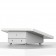 Fixed Tilted 15° Desk / Surface Mount - iPad Mini 1, 2, & 3 - White [Back Isometric View]