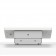 Fixed Tilted 15° Desk / Surface Mount - iPad Mini 1, 2, & 3 - White [Back View]