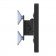 Removable Tilting Glass Mount - iPad Mini (6th Gen) - Black [Side View]