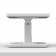 Portable 360 Rotating & Tilting Enclosed Samsung Galaxy Tab A11+ 11" Stand at 90º Tilt Upward [Side Ortho View] - White