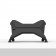 Flippable Desk Stand - No Tablet Enclosure [Front View] - Black