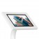 Fixed VESA Floor Stand - Samsung Galaxy Tab A8 10.5 - White [Tablet Front Isometric View]
