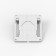 Foldable Kick Stand - No Tablet Enclosure [Front Tilted View] - White