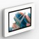 Fixed Slim VESA Wall Mount - Samsung Galaxy Tab A8 10.5  - White [Isometric View]