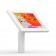 Fixed Desk/Wall Surface Mount - 10.2-inch iPad 7th Gen - White [Front Isometric View]
