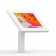 Fixed Desk/Wall Surface Mount - 10.2-inch iPad 7th Gen - White [Front Isometric View]