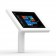 Fixed Desk/Wall Surface Mount - Microsoft Surface Go & Go 2 - White [Front Isometric View]