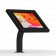 Fixed Desk/Wall Surface Mount - 10.2-inch iPad 7th Gen - Black [Front Isometric View]