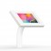 Fixed Desk/Wall Surface Mount - Samsung Galaxy Tab A 8.0 (2019) - White [Front Isometric View]