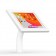 Fixed Desk/Wall Surface Mount - 10.2-inch iPad 7th Gen - White [Front Isometric View]
