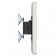 Removable Tilting Glass Mount - iPad 2, 3, 4 - Light Grey [Side View]