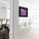 Removable Tilting Glass Mount - iPad Mini (6th Gen) - Black [Isometric View]