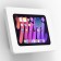 Fixed Tilted 15° Wall Mount - iPad Mini (6th Gen) - White [Front Isometric View]