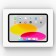 VidaMount On-Wall Tablet Mount - 10.9-inch iPad 10th Gen - White [Landscape]