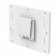 VESA 100 / Wall VidaMount® ChargeDOCK™ - Male Part Attached to Enclosure - White [Back Isometric View]