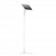 Enclosed Samsung Galaxy Tab A11+ 11" Fixed Floor Stand [Front Iso View] - White