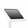 Enclosure Detail | Enclosed Samsung Galaxy Tab A11+ 11" Fixed Floor Stand [Front Iso View] - White